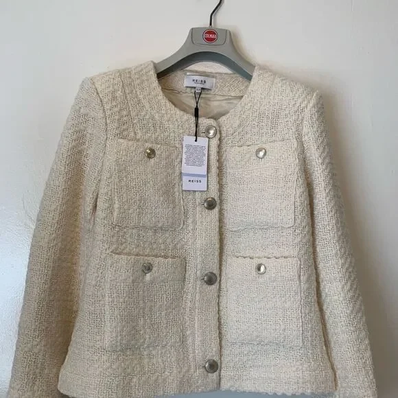 Reiss Women’s June elegance wool Cardigan size 8 , NWT - Picture 10 of 13
